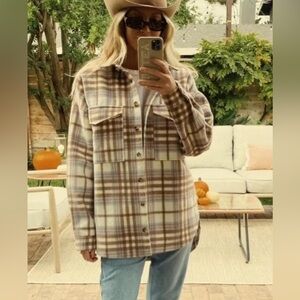 Salty Blonde/12th tribe oversized shacket